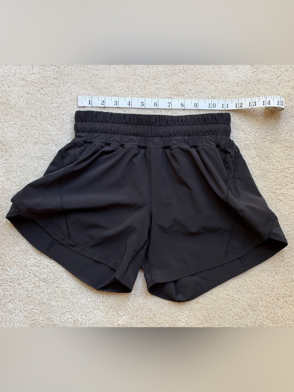 Lululemon Track That Short (5”) - Black - Size 4